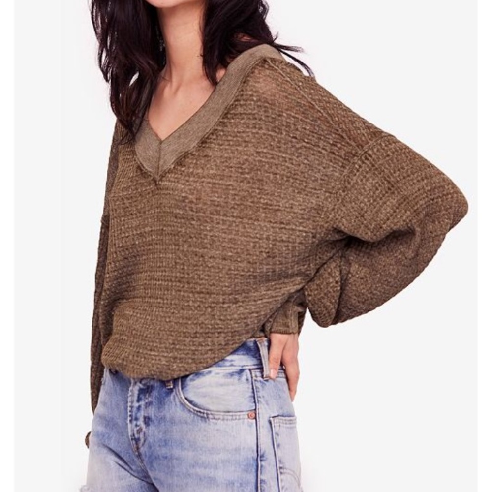 Free People Southside Thermal Pullover. NWT.
